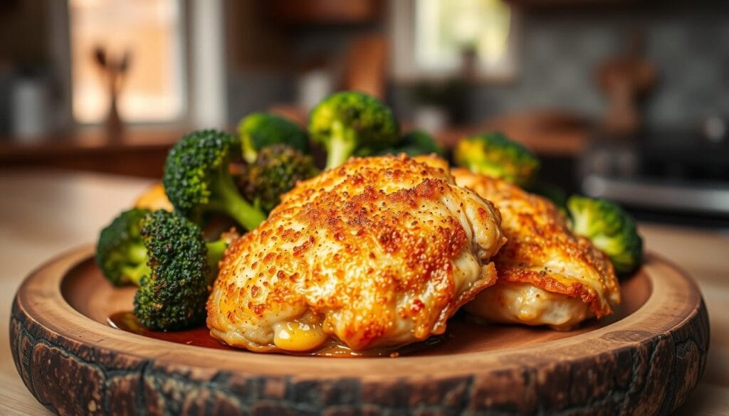 Crispy Keto Baked Chicken Thighs Technique