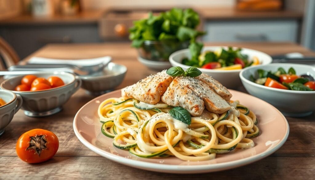 Easy Keto Dinner Presentation