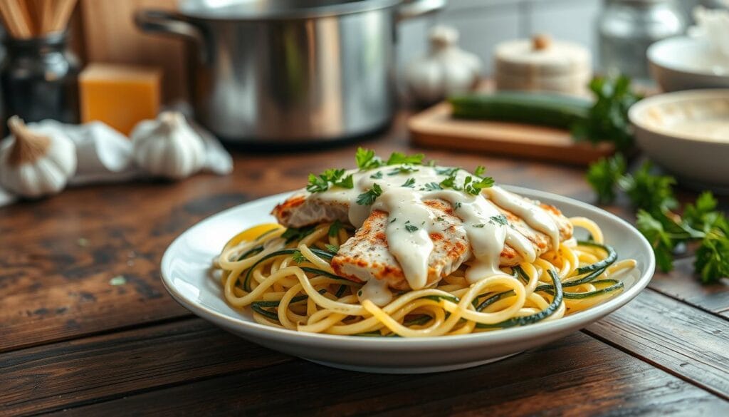 Keto Alfredo Chicken Protein Options