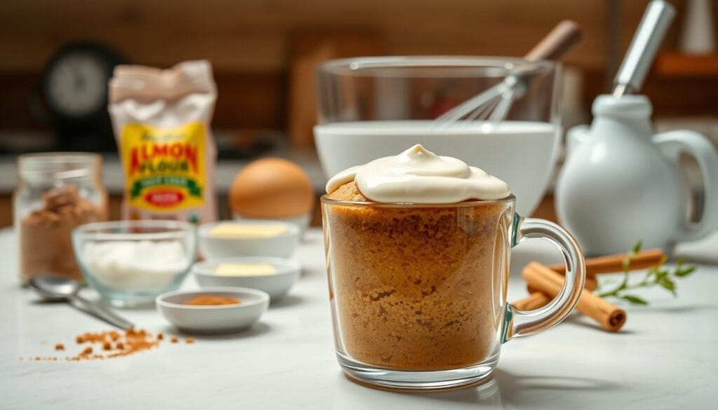 Keto Mug Cake Preparation Steps