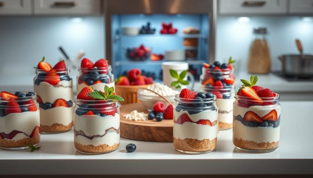 Keto No Bake Cheesecake Parfait Storage Keto No Bake Cheesecake Parfait Storage