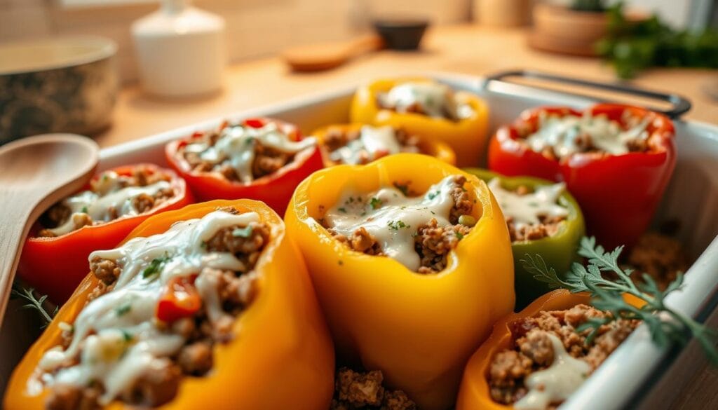 Keto Stuffed Bell Peppers Baking Guide