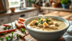keto chicken pot pie soup
