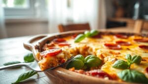 keto pizza casserole